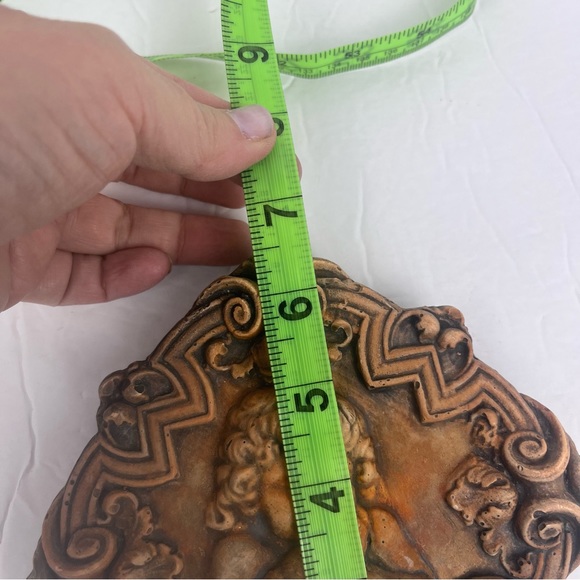 Gorgeous ornate handmade cast tile piece from Airstone-3-D girl - Picture 12 of 13